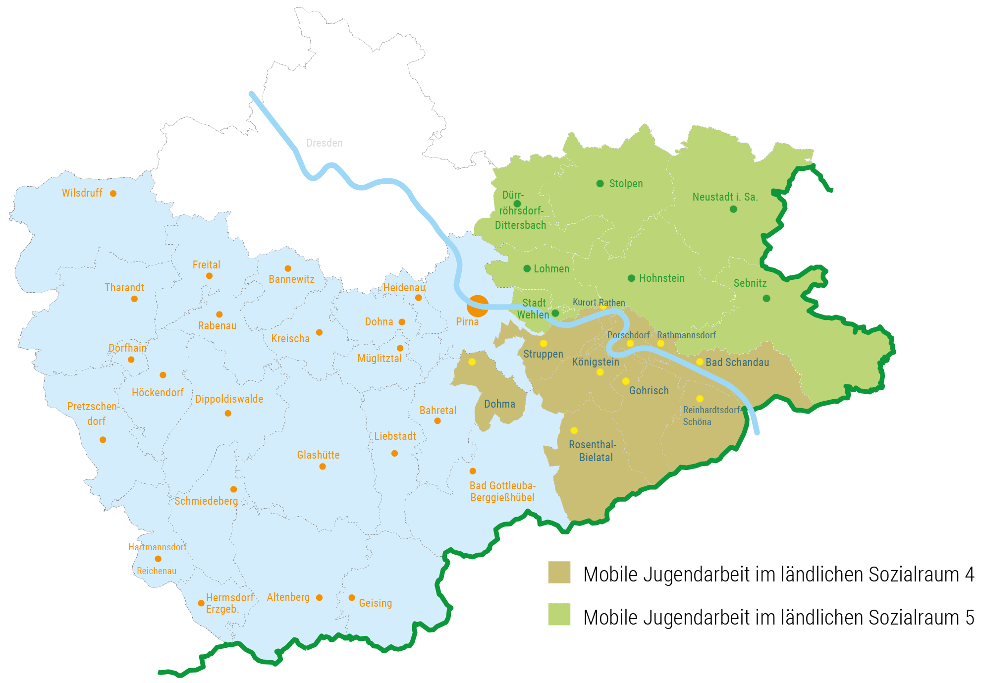 Überblick Sozialräume ab 2021