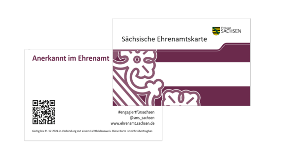 Sächsische Ehrenamtskarte kann jetzt beantragt werden