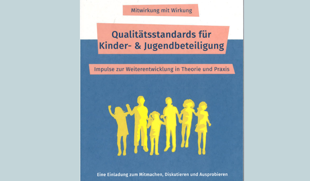 Buchumschlag Qualitätsstandards für Kinder- und Jugendbeteiligung